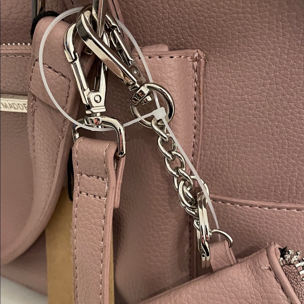 Steve Madden BBlair Mauve Satchel Bag - Picture 6 of 14